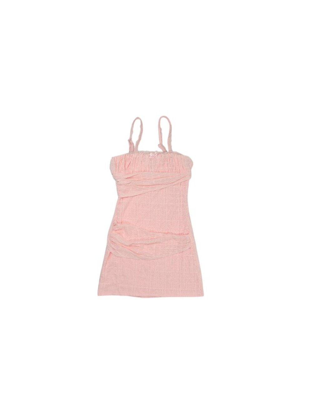 Outcast Lea Mini Dress in Baby Pink